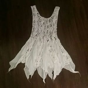 Lacey sleeveless top